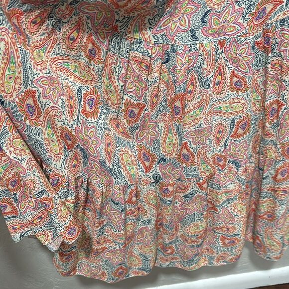 Frnch Paris boho paisley print maxi dress size small - Picture 3 of 7